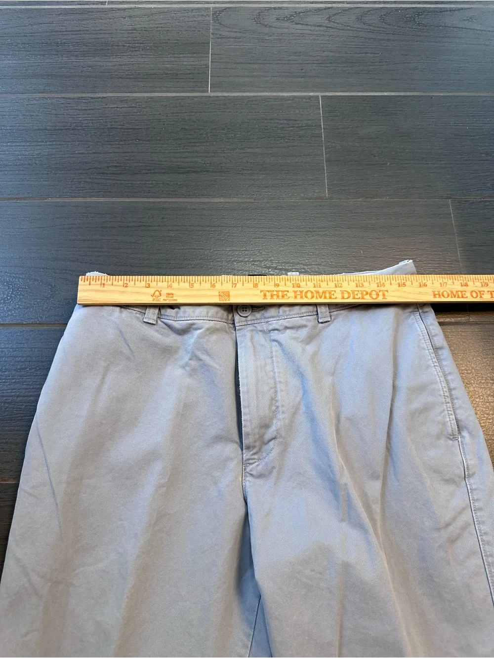 Men's Classic Fit Boot Cut Light Blue Classic Chino Pants